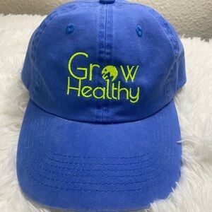 Port Authority Royal Blue Cap with Lime Embroidery